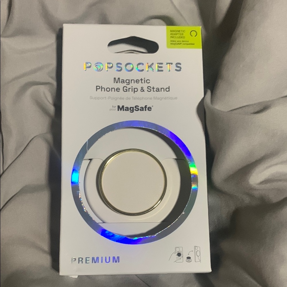 Brand new pop socket’s magnetic phone grip and stand in box not open
